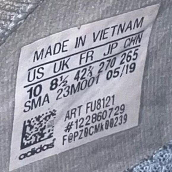 Adidas Terrex Two Parley Trail Running Grey / Black FU8121 Women's 10 - Picture 10 of 11